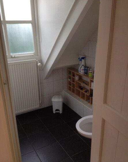 Badkamer met toilet en Douche