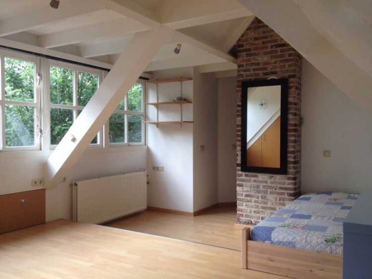 Woonkamer met slaaphoek